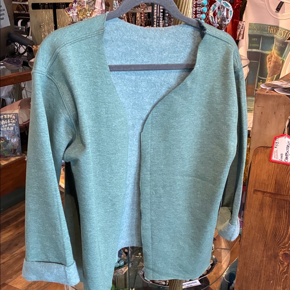 WE MAKE THESE! "YOU'RE TAKING ME TO THE THRIFT STORE?" CUSTOM CARDIGAN - Picture 3 of 3
